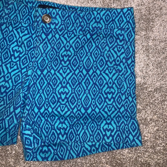 American Eagle Midi Stretch Blue Shorts size 6 - Picture 6 of 11